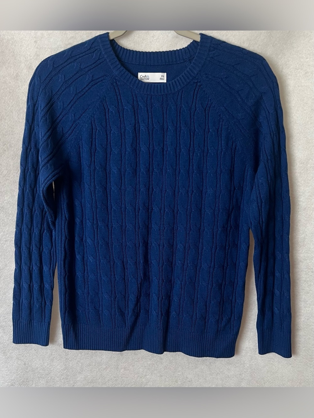 Croft & Barrow Cable Crew Neck Sweater